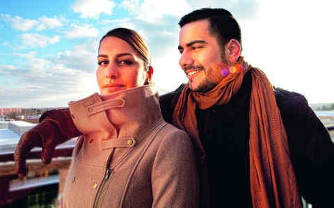 Elnaz och Farid Khodabandelhou ser bara fördelar med att gå samma utbildning.