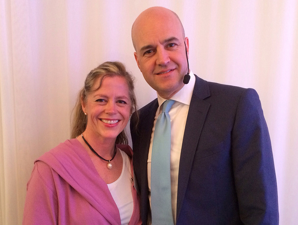 Fredrik Reinfeldt hade inget emot att ställa upp på bild tillsammans med mig! (Och jag hade absolut inget emot att ställa upp på bild tillsammans med honom…)